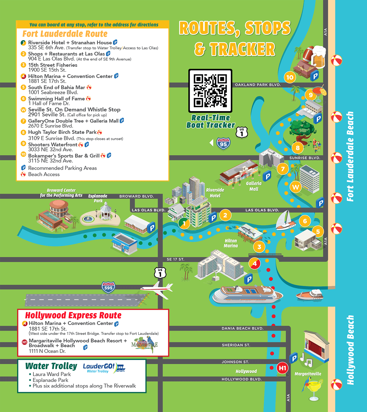 Route Map Water Taxi